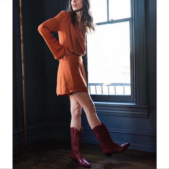 Free People Simone Dress in Cinnaber size XS $128 - Picture 6 of 6